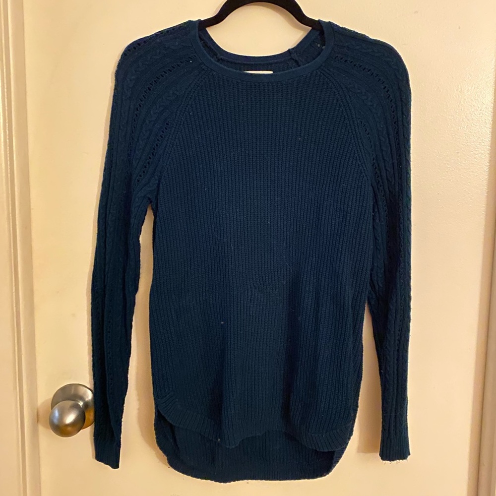 Forest green knit sweater